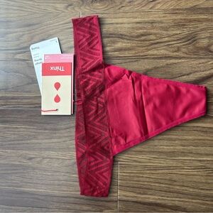 Thinx Red Lace Thong